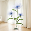 ROLPPYAF 5.6 Ft Tall Large Artificial Silk Flower - Giant Flowers for Decoration for Wedding & Event Decor, Oversized Silk for Party Banquet Backdrop, Home Decor, Gradation Blue