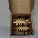 Garden Hose Quick Connect Brass Hose Quick Connectors Water Hose Connector 3/4"GTH (3 Female Coupler+ 6 Male Nipples), 3 Sets