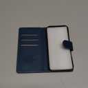 Wallet Case for iPhone 17 with Credit Card Holder,PU Leather Folio Flip Kickstand Protective Shockproof Cover for Apple 17 Phone Case (Blue, for iPhone 17-6.3'')