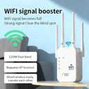 2026 WiFi Extenders Signal Booster for Home, 1200Mbps Dual-Band 5GHz 2.4GHz Signal Long Range Up to 10000 sq. ft & 50 Devices (4 Antennas)