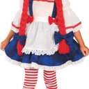 Rubies Rag Doll Girl Costume for Kids, Girl's Medium (Medium (8-10))
