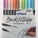 Uchida Pastel Colored Brush Lettering Marker Set