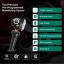 CDWTPS TPMS Sensor Ford,Set of 4 315MHZ Tire Pressure Monitor Sensors Fit for Ford F-150 Bronco Edge Escape Ranger Flex Mustang Explorer Fusion Lincoln MKS MKX Nautilus Navigator Replaces# F2GZ1A189A
