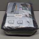 F-color SUV Cargo Liner for Dogs - Waterproof Pet Cargo Liner with Side Flaps, Comfort Dog Cargo Cover with Bumper Flap, Scratchproof Non-Slip Large for Full-Size SUVs Vans, 55 x 93 Inch, Black