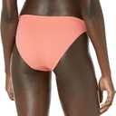 Amazon Essentials Women's Side Tab Bikini Swimsuit Bottom (Medium, Coral Pink)
