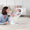 Baby Delight Alpine Wave Deluxe Infant Swing | Automated Motion Baby Lounger Seat | Infants 0 – 6 Months | Driftwood Grey