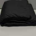 Black Satin Bedding Set Duvet Cover Sheet & Pillow Cases Deluxe Bedding Sheet Queen Size Double Bed Size,duvets (B 150 x 200 cm 3 pcs)