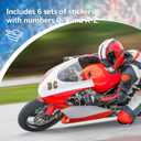 Honoson Boat Registration Numbers and Letters 252 Pcs 3-inch Personalized Stickers Vinyl Boat Registration Decals Boating Letter and Number Kit