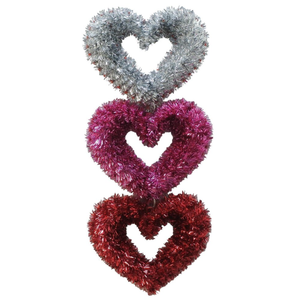 Holiday Home 18.5" Triple Heart Valentine's Decoration