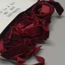 18 Set Christmas Napkin Rings 6in Velvet Bow Napkin Holders for Table Settings Festive Gift Serviette Holder Rings Bow for Christmas Birthday Party Anniversary Table Decorations(Burgundy)