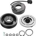 JDMON Air Conditioner AC Compressor Clutch Kit Compatible with Buick Enclave Chevy Traverse GMC Acadia Saturn Outlook 2007 2008 2009 2010 2011 2012 V6 3.6L Replace 157313, 15926085, 20844676, 25891797