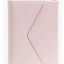 WORLD TRAVELER Eccolo Lined Journal Notebook, Velvet Hardcover, 256 Ruled Pages of AcidFree Ivory Color Paper, Magnetic Flap Closure, 3 Bookmarks, Size 6X8, 6X8 Pink