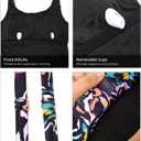 Aqua Eve Tankini Tops for Women Swimwear Top Only Tummy Control Bathing Suit Top No Bottom  (M)