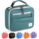 Genteen Lunch Box Kids,Insulated Lunch Bag Kids Boys Girls,Soft Bag Mini Cooler Back to School Thermal Meal Tote Kit Lunch Box for School,Work,Outdoor (Green)