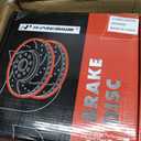 A-Premium 10.50 Inch (266.7mm) Front Drilled and Slotted Disc Brake Rotors