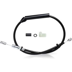 MoKitDora 45.5" Upper Clutch Cable Extension for 2018-later Harley Softail and 2021-later Touring Street Electra Road Glide King, Black