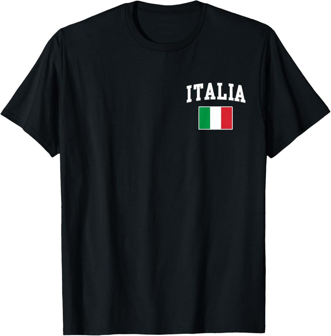Italia Flag Italy Italian Italiano Family Men Women T-Shirt, L