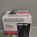 BLACK+DECKER 12-Cup Digital Coffee Maker, Programmable, Washable Basket Filter, Sneak-A-Cup, Auto Brew, Water Window, Keep Hot Plate, Black