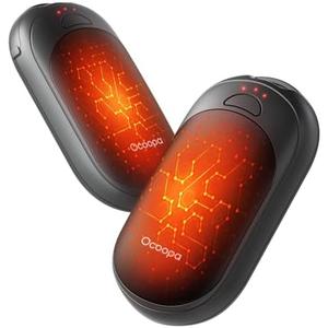 OCOOPA Magnetic Hand Warmers Rechargeable 1 Pack, UL Safety Heat 100-126°F, 3-Settings, Pocket-Sized, Max. 8 Hrs Long Lasting,Great for Raynauds, Golf, Hunting, Camping, Gifts for Men Women, UT3 Lite