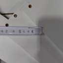 LINSY White Vanity with Mirror and Lights, 2 Glass Cabinets and Height - Adjustable Shelf & 9 Drawers Dressing Table, Makeup Desk with Glass Top & Charging Station, 3 Adjustable Brightness Modes