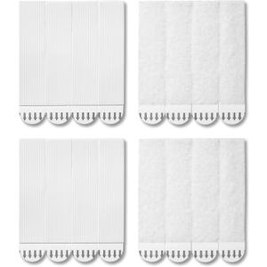 JELLYSUB 28-Pairs(56 Strips) Large Picture Hanging Strips Heavy Duty, Removable Hook and Loop Tape, Picture Hanger Damage Free, Adhesive Strips for Frame Hanging and Christmas Decorations