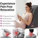 Memory Foam Ergonomic Wedge Intimacy Pillow - 27 Lift Support Cushion for Sleeping, Reading & Prone Positions Multi-Functional Rest Pillow for Neck, Waist & Back Pain Relief Washable Cover- Grey