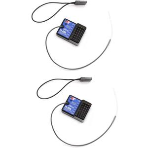 GoolRC Flysky FS-BS6 Receiver 2.4Ghz 6CH AFHDS2 Receiver Compatible with Flysky FS-GT5 FS-IT4S RC Transmitter for RC Car Boat (2PCS)