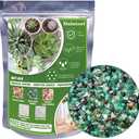 Halatool 4LB Green Aquarium Gravel for Fish Tank 0.35"- 0.6" Natural Landscaping Pebbles for Decorations Small Succulent Rocks for Indoor Outdoor Plants DIY Crafts & Vase Filler