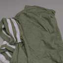 Womens T Shirt Short Sleeve Crew Neck Basic Color Block Tee Tops (XXL, Army Green)