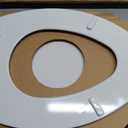 Mayfair Cassel Slow Close Toilet Seat, Easy Clean, Non Slip Premium Wood Seat, Easy Install, Made in USA, Elongated, White
