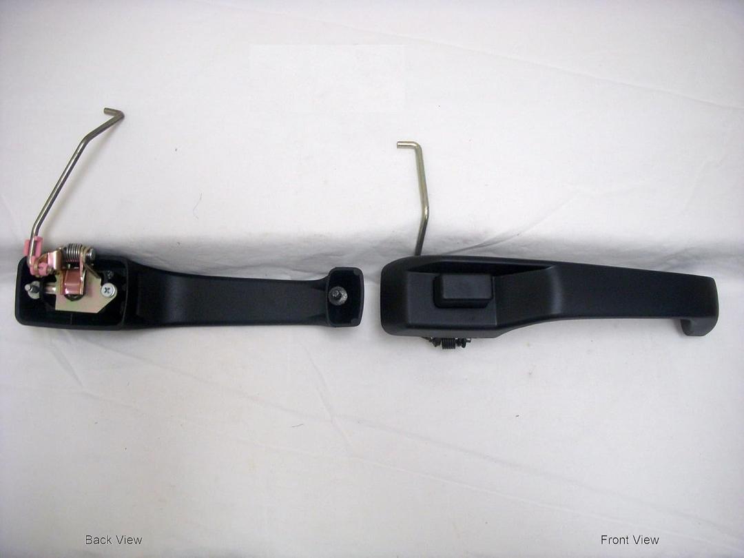 PT Auto Warehouse CH-3811A-FR - Outside Exterior Outer Door Handle, Textured Black - Passenger Side Front