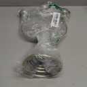 Dandat 1 Pcs 3 Arm Metal Candelabra Candlestick Holders Tall Candlestick Holders Gothic Candle Holder for Home Wedding Church Christmas Party (Retro,11.8 Inch, Matte Silver)