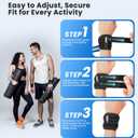 2-Pack TFCC Wrist Brace Support for Ulnar Pain, Carpal Tunnel & Tendinitis Relief, Dual Adjustable Straps Wrist Wrap, Breathable Comfortable Wrist Brace for Sports, Work & Daily Use (Black)