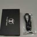 T-carbon Carbon Fiber Key Fob Protector Compatible with Land Rover Series Car Key fob Cover Compatible with Jaguar Key Case (Silver Black)