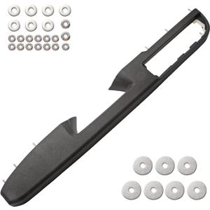 80994 Front Left Driver Side Armrest Repair, With Door Release Handle Above Armrest Assembly Compatible With Chevy GMC Vehicle 2010-2014 Avalanche Silverado Suburban Tahoe Sierra Yukon XL 1500 2500 (Black)