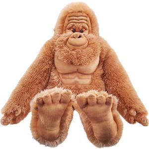 Wild Republic Artist Collection, Bigfoot, Gift for Kids, 15 inches, Plush Toy, Fill is Spun Recycled Water Bottles.