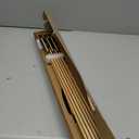 33inch Wooden Arrows Handmade Tradition Target Arrows with Turkey Feather Fletching with Field Points for Recurve Bow Longbow Archery Practice 12PACK (Black)