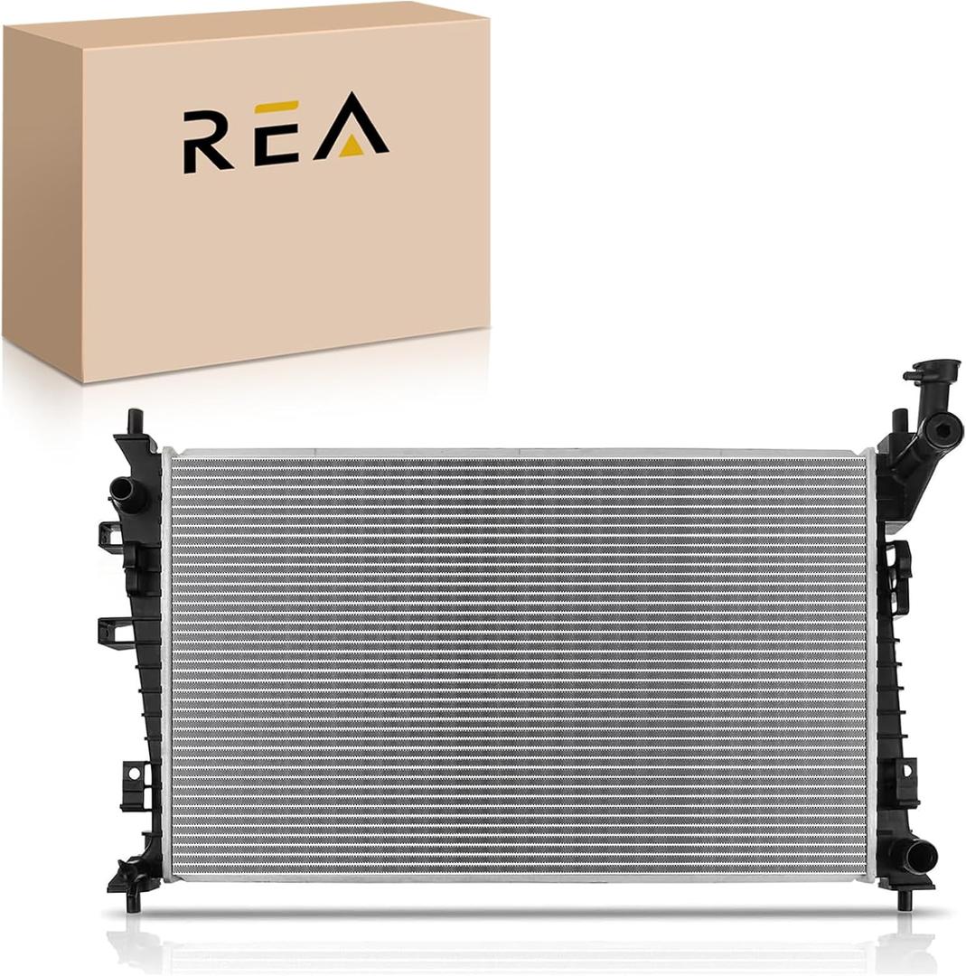 Engine Coolant Radiator Assembly Compatible with Ford Focus 2008 2009 2010 2011, L4 2.0L, Replace# 8S4Z8005A
