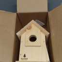 Wooden Bird Houses for Outside, Blue Bird Hanging Bird House for Garden Patio Decorative, Handmade Bluebird House Nesting Box Comes Fully Assembled, Size 6" x 6" x 9" - Made in USA