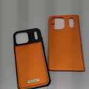 Wallet Case for iPhone 17 Pro Max Compatible with Magsafe, 2-in-1 PU Leather Flip RFID Blocking Card Holder Stand Shockproof Magnetic Detachable Cover for iPhone 17 Pro Max 6.9", Orange