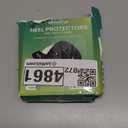 Welnove Gel Heel Protector Cups, Inserts Pads for Women Men, Plantar Fasciitis, Heels Spur Pain Relief, Achilles Tendonitis Dry Cracked Heel Support Cushion Black (W 4.5-9 / M 5-8)