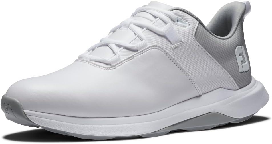 FootJoy Men's Prolite Previous Season Style Golf Shoe (10, White/Light Grey/Grey)