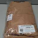 Amazon Essentials Unisex Kids and Toddlers' Long Quilted Jacket (3T, Light Brown)