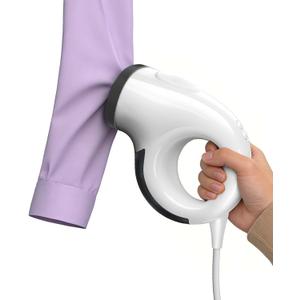 Vacuum Steamer for Clothes Handheld Clothes Steamer with 2800Pa Suction & 25s Heat-Up No-Drip Garment Steamers Suction Steam Iron Alternative Compact Steam Travel Iron with Base & Bag