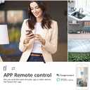 Smart WiFi Water Valve, APP Remote Control, Compatible with Alexa and Google Assistant, iOS/Android Apps, for Kitchen Gas Shutoff Valve, Farm Irrigation, 1 Pack