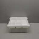 Citylife 17 QT Plastic Storage Box with Removable Tray Craft Organizers and Storage Clear Storage Container for Organizing Bead, Tool, Sewing, Playdoh