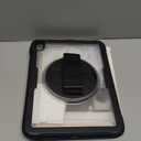 SEYMAC stock Case for iPad A16 11-inch Case 2025/ for iPad 11th/ 10th Generation 10.9'' 2022, Protective with Screen Protector, Pen Holder, Rotate Stand, Loop Nylon Hand Strap, Shoulder Strap, Clear