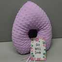 BELINOUS Lumpectomy Pillow, Mastectomy Surgery Breast Pillow, Post Surgery Pillow for Breast Cancer, Mastectomy Recovery Supplies for Sleeping & Arm Support - Breast Cancer Gifts for Woman (Purple)