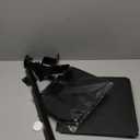 FUZADEL Ergonomic Mouse Tray Desk Attachment Mouse Platform Slide Out Extension Clamp On Wrist Rest Pad Under Desk Shelf (Black)