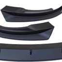 Compatible For Tesla Model 3 2023&Y 2024 Front Bumper Lip Spoiler Carbon Black Body PP Front Lower Bumper Modification Protector Cover(Model Y Matte Black)